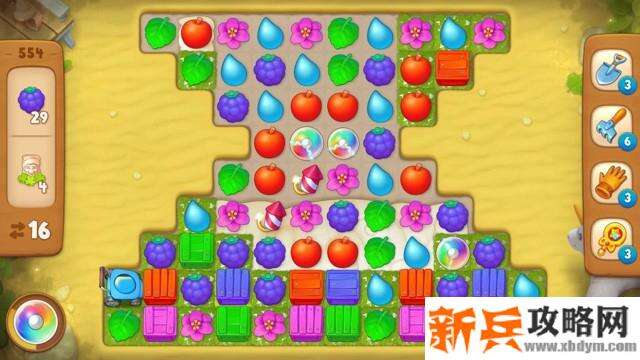 梦幻花园第554关怎么过？ 梦幻花园攻略第554关