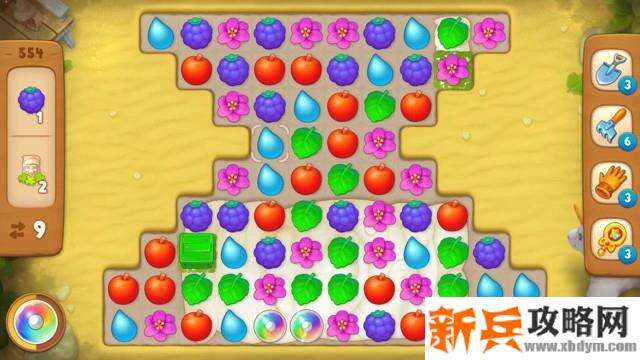 梦幻花园第554关怎么过？ 梦幻花园攻略第554关