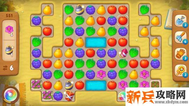 梦幻花园第551关怎么过？ 梦幻花园攻略第551关