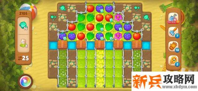 梦幻花园第2105关怎么过？ 梦幻花园攻略第2105关