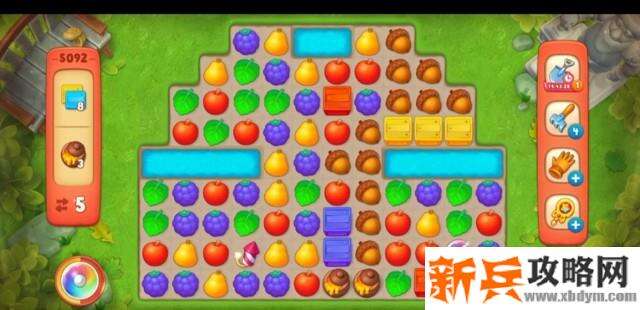 梦幻花园第5092关怎么过？ 梦幻花园攻略第5092关