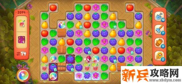 梦幻花园第2094关怎么过？ 梦幻花园攻略第2094关