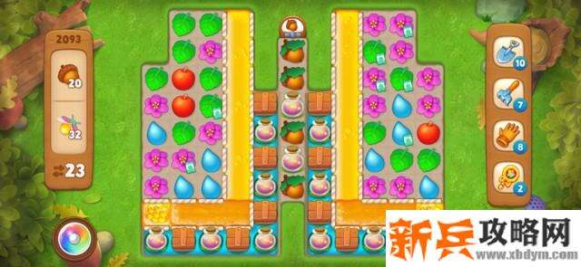 梦幻花园第2093关怎么过？ 梦幻花园攻略第2093关