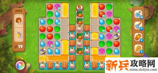 梦幻花园第2093关怎么过？ 梦幻花园攻略第2093关