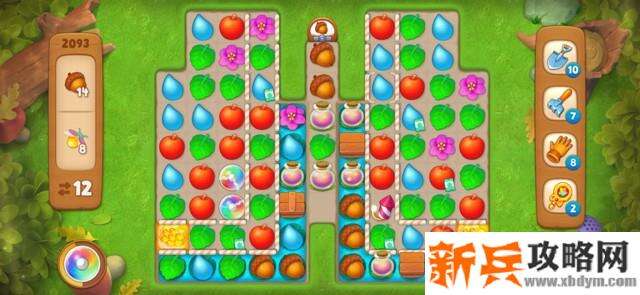 梦幻花园第2093关怎么过？ 梦幻花园攻略第2093关