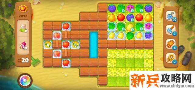 梦幻花园第2092关怎么过？ 梦幻花园攻略第2092关