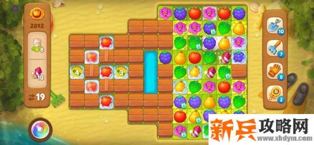 梦幻花园第2092关怎么过？ 梦幻花园攻略第2092关