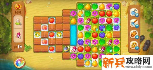 梦幻花园第2092关怎么过？ 梦幻花园攻略第2092关