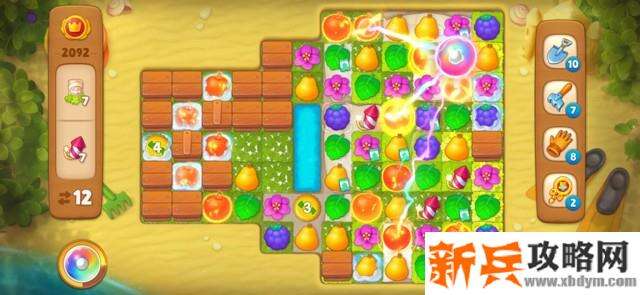 梦幻花园第2092关怎么过？ 梦幻花园攻略第2092关