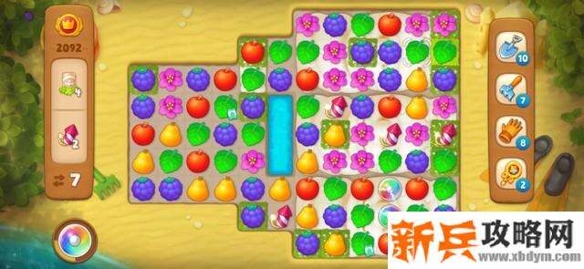 梦幻花园第2092关怎么过？ 梦幻花园攻略第2092关