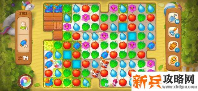 梦幻花园第2102关怎么过？ 梦幻花园攻略第2102关