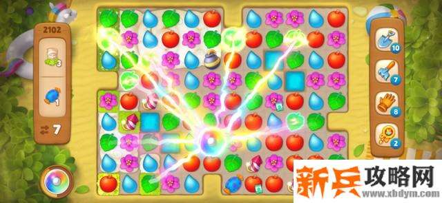 梦幻花园第2102关怎么过？ 梦幻花园攻略第2102关