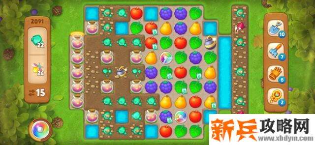 梦幻花园第2091关怎么过？ 梦幻花园攻略第2091关