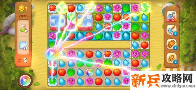 梦幻花园第2078关怎么过？ 梦幻花园攻略第2078关