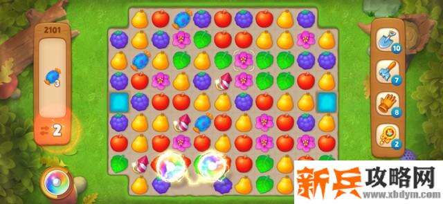 梦幻花园第2101关怎么过？ 梦幻花园攻略第2101关