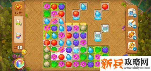 梦幻花园第5039关怎么过？ 梦幻花园攻略第5039关