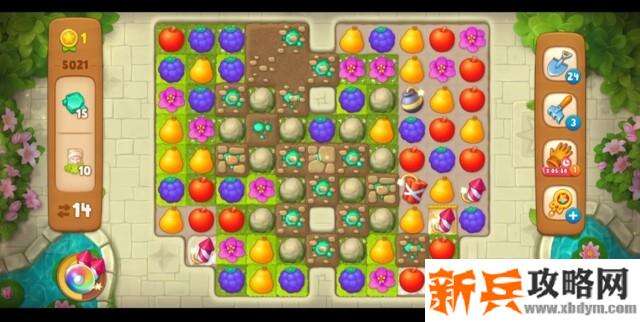 梦幻花园第5021关怎么过？ 梦幻花园攻略第5021关