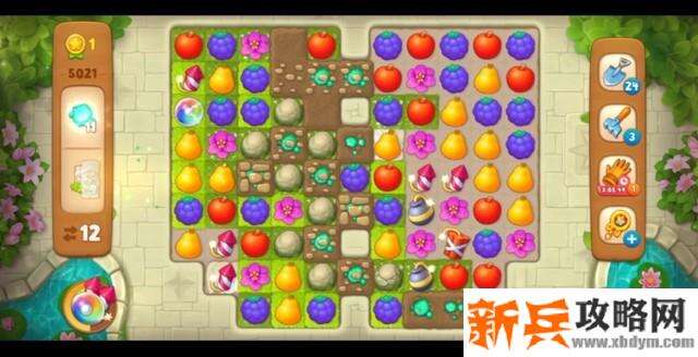 梦幻花园第5021关怎么过？ 梦幻花园攻略第5021关