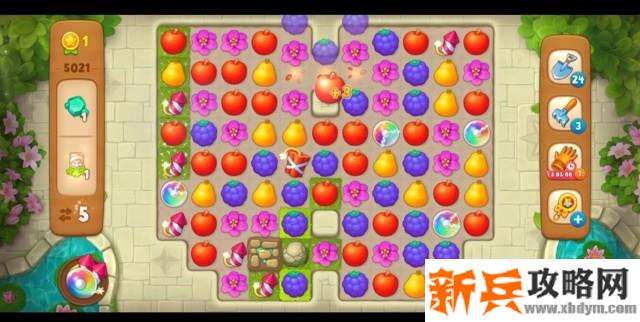 梦幻花园第5021关怎么过？ 梦幻花园攻略第5021关