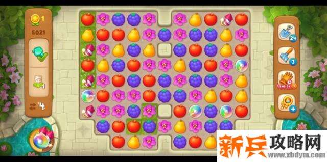 梦幻花园第5021关怎么过？ 梦幻花园攻略第5021关