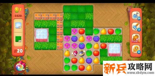 梦幻花园第5020关怎么过？ 梦幻花园攻略第5020关