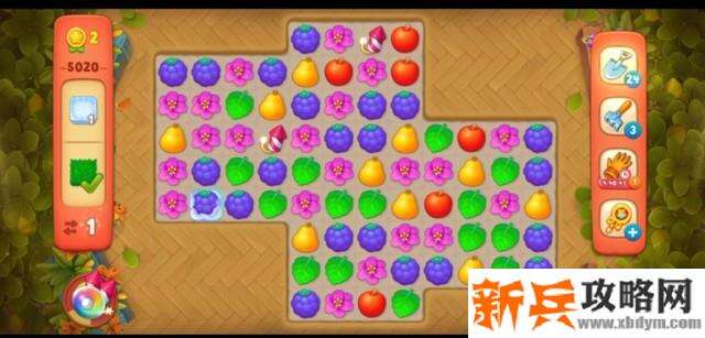 梦幻花园第5020关怎么过？ 梦幻花园攻略第5020关