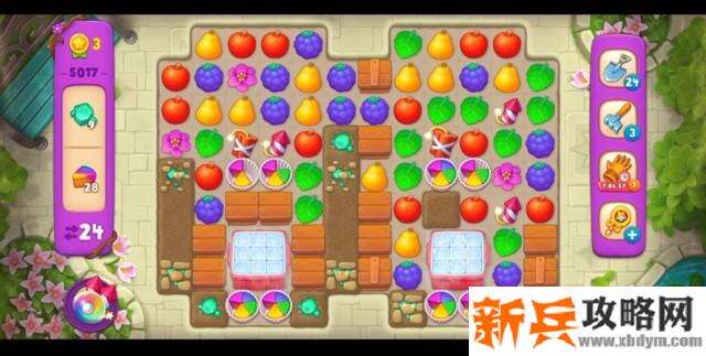 梦幻花园第5017关怎么过？ 梦幻花园攻略第5017关