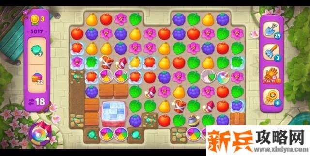 梦幻花园第5017关怎么过？ 梦幻花园攻略第5017关