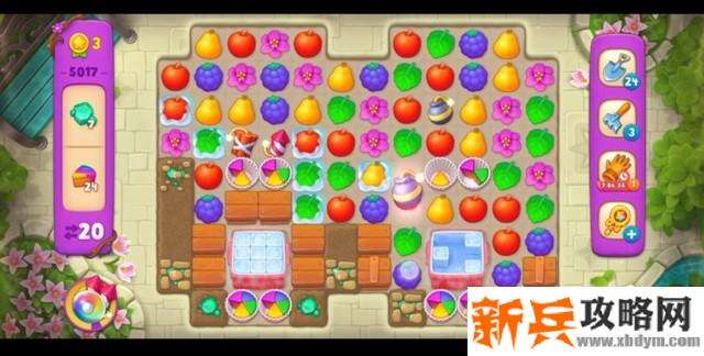 梦幻花园第5017关怎么过？ 梦幻花园攻略第5017关