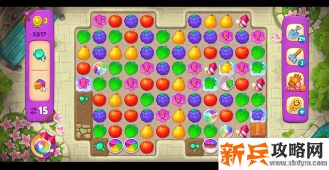 梦幻花园第5017关怎么过？ 梦幻花园攻略第5017关
