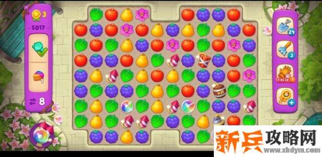 梦幻花园第5017关怎么过？ 梦幻花园攻略第5017关