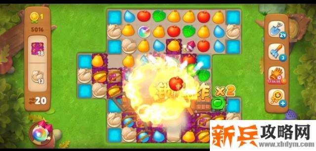 梦幻花园第5016关怎么过？ 梦幻花园攻略第5016关