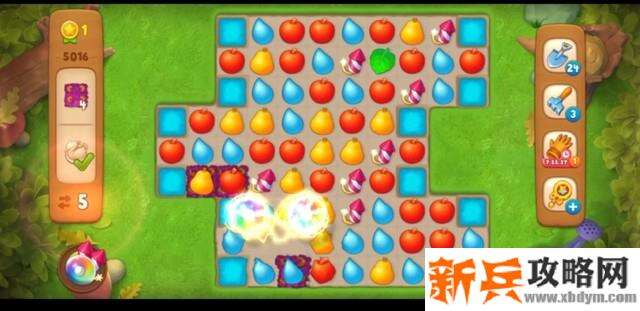 梦幻花园第5016关怎么过？ 梦幻花园攻略第5016关