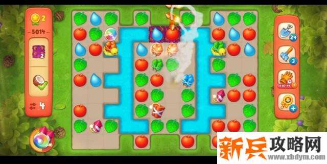 梦幻花园第5014关怎么过？ 梦幻花园攻略第5014关