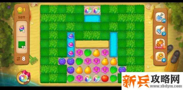 梦幻花园第5011关怎么过？ 梦幻花园攻略第5011关