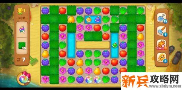 梦幻花园第5011关怎么过？ 梦幻花园攻略第5011关