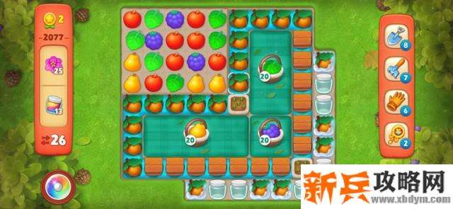 梦幻花园第2077关怎么过？ 梦幻花园攻略第2077关