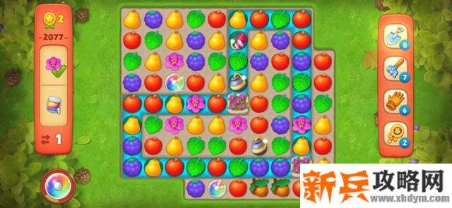 梦幻花园第2077关怎么过？ 梦幻花园攻略第2077关