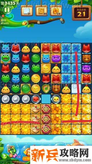 开心消消乐第3435关怎么过？ 开心消消乐第3435关图文攻略