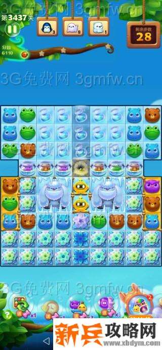 开心消消乐第3437关怎么过？ 开心消消乐第3437关图文攻略
