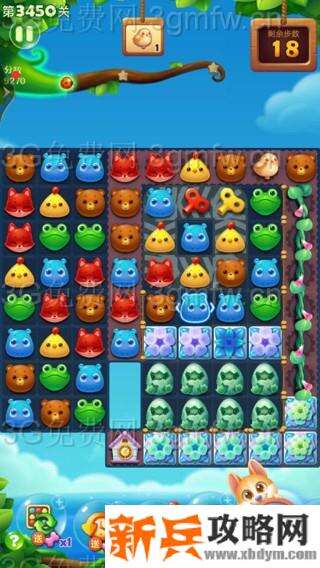 开心消消乐第3450关怎么过？ 开心消消乐第3450关图文攻略