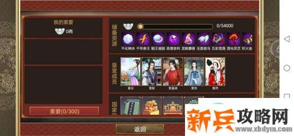 皇帝成长计划2索要攻略