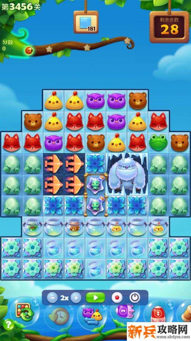 开心消消乐第3456关怎么过？ 开心消消乐第3456关图文攻略