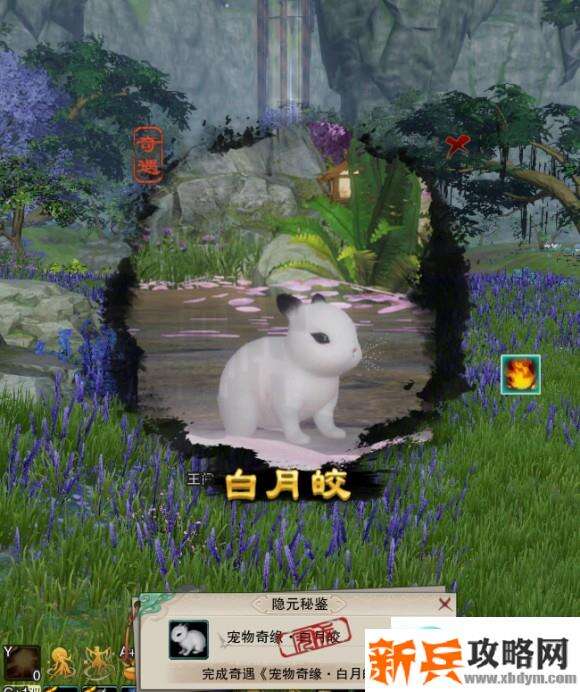 剑网三白月皎（小小苏）奇遇简单攻略