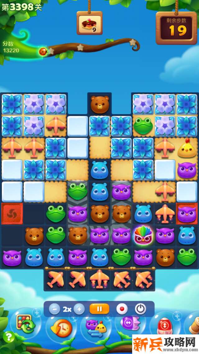开心消消乐第3398关怎么过？ 开心消消乐第3398关图文攻略