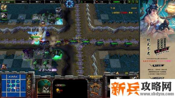 魔兽争霸3《人族无敌》专家大灾厄单路野蛮人图文攻略