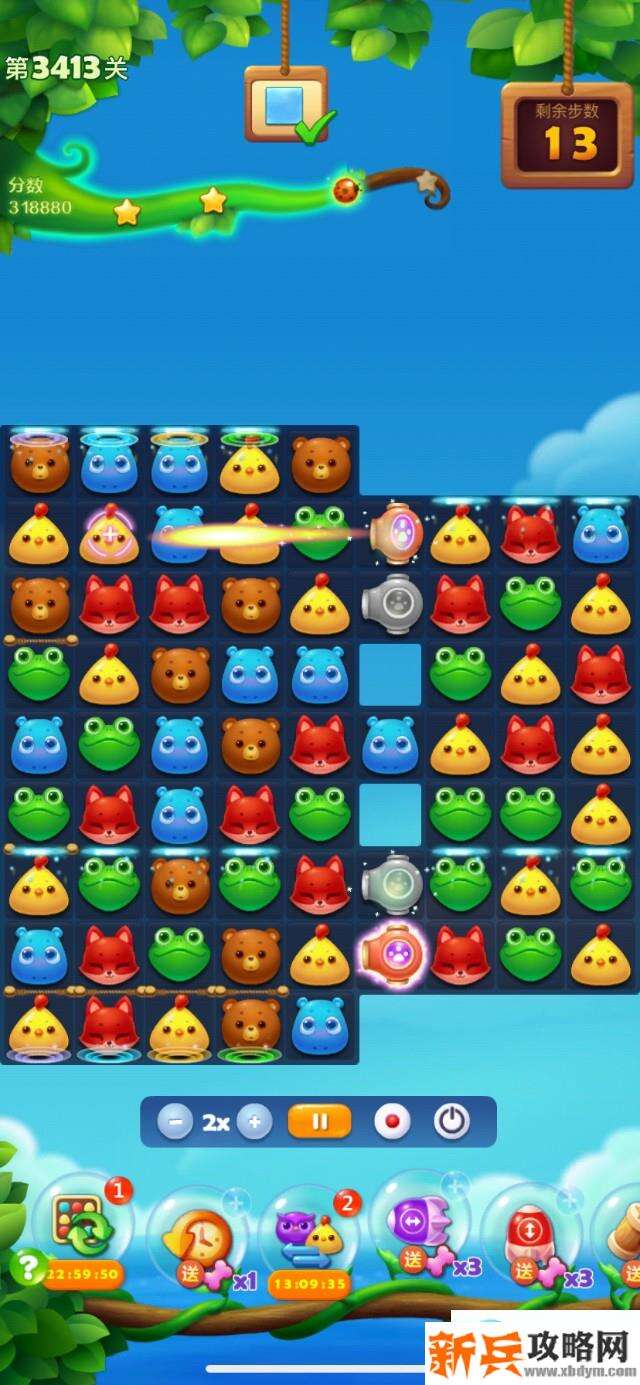 开心消消乐第3414关怎么过? 开心消消乐第3414关图文攻略