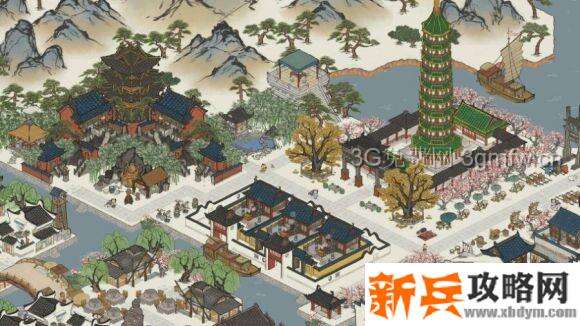 江南百景图琉璃塔怎么摆？