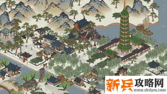 江南百景图琉璃塔怎么摆？