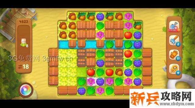 梦幻花园4823关怎么过？ 梦幻花园攻略4823关